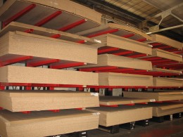 Stakapal offer Cantilever Racking systems that offer uninterrupted access to individual packs of Panel Products