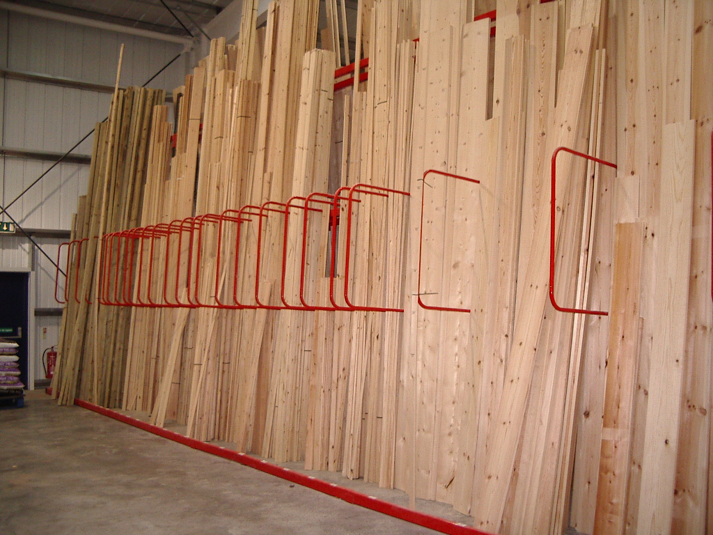 Vertical / A - Frame Timber Racking for the Furniture Industry